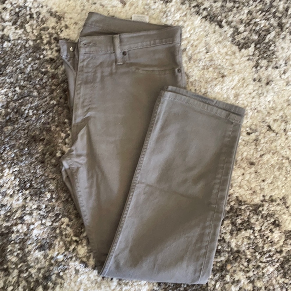 Men’s levis 513 grey pants